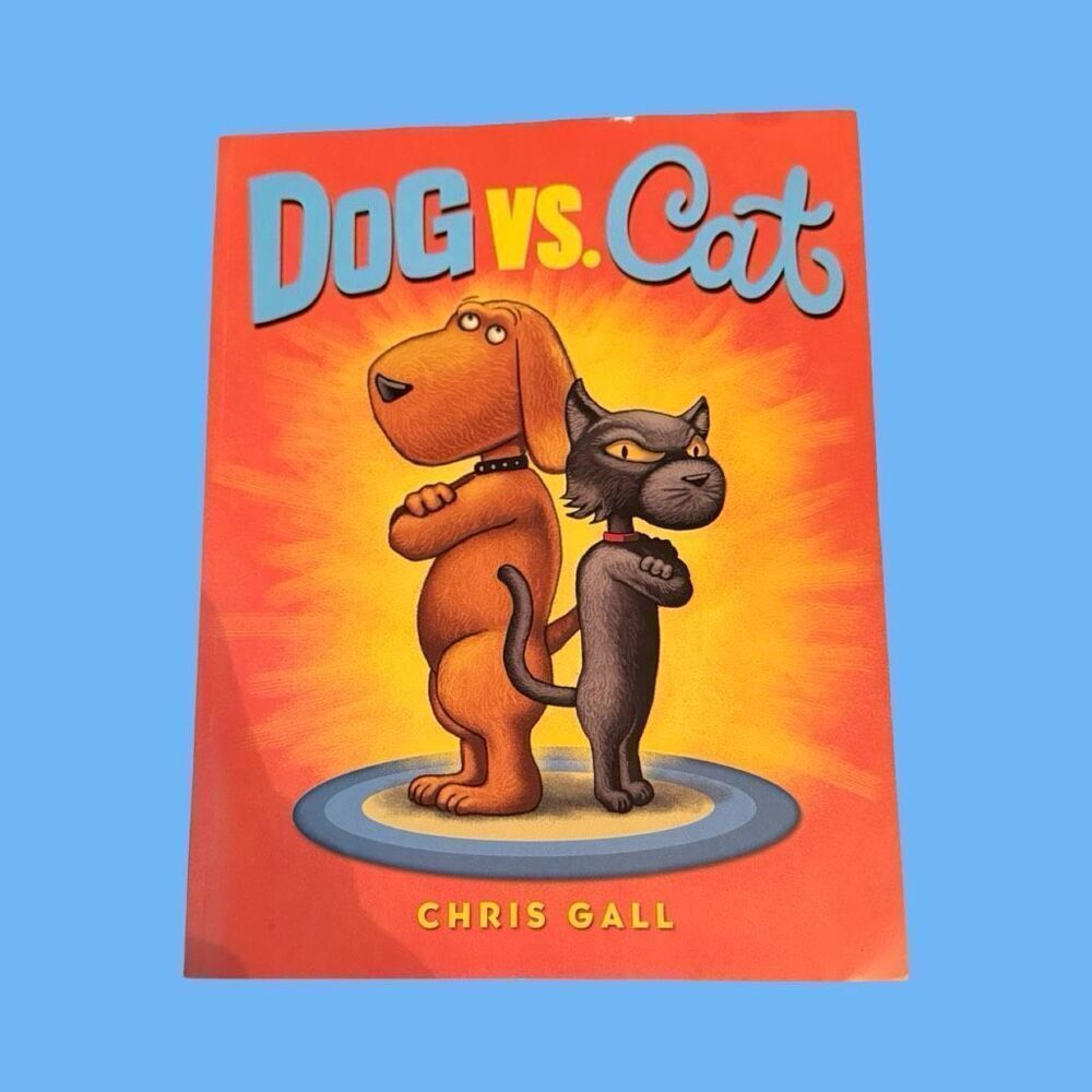 Dog vs Cat by Chris Gall Hardcover Children’s Book